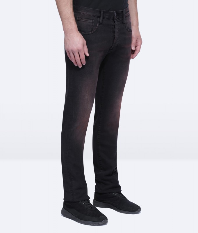 gloeilamp Pa inflatie overdyed Slim fit jeans - MAXIME SIMOENS