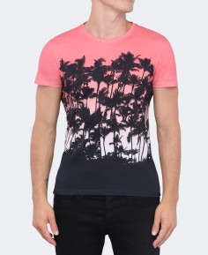 T-Shirt imprimé Palm Beach