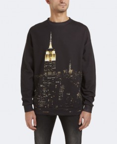 Sweatshirt oversize imprimé Empire State Building