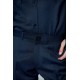 Pantalon classique slim fit en twill de laine