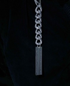Porte clés plaque en metal MX