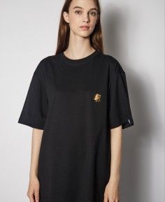 OVERSIZED T-SHIRT 24 CARATS FLORAL EMBROIDERY