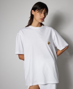 OVERSIZED T-SHIRT 24 CARATS FLORAL EMBROIDERY