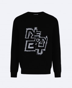 UNSTRUCTURED NEON BOY EMBROIDRED SWEATSHIRT