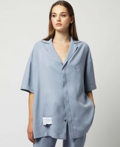 CHEMISE MANCHES COURTES AVEC BRODERIE