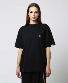 OVERSIZED T SHIRT 24 CARATS LION EMBROIDERY