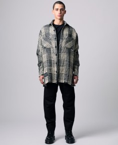 VESTE OVERSIZE EN TWEED