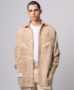 VESTE OVERSIZE EN TWEED