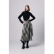 TWEED DRAPED SKIRT