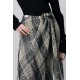 TWEED DRAPED SKIRT