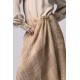 TWEED DRAPED SKIRT