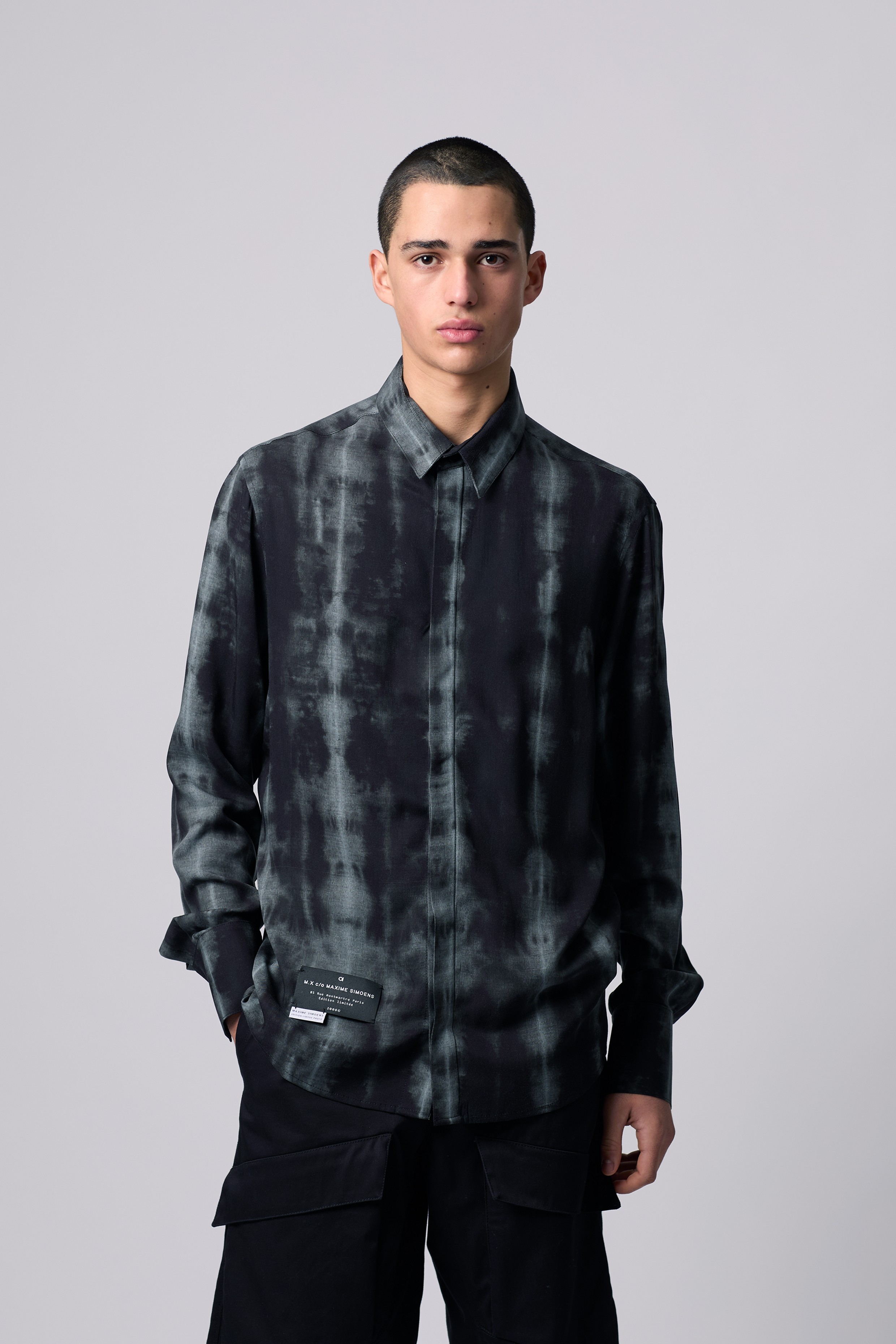 CHEMISE MANCHES LONGUES IMPRIMÉ "TIE AND DYE"