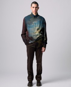 LONG-SLEEVED SHIRT "VENISE" PRINT