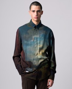 LONG-SLEEVED SHIRT "VENISE" PRINT