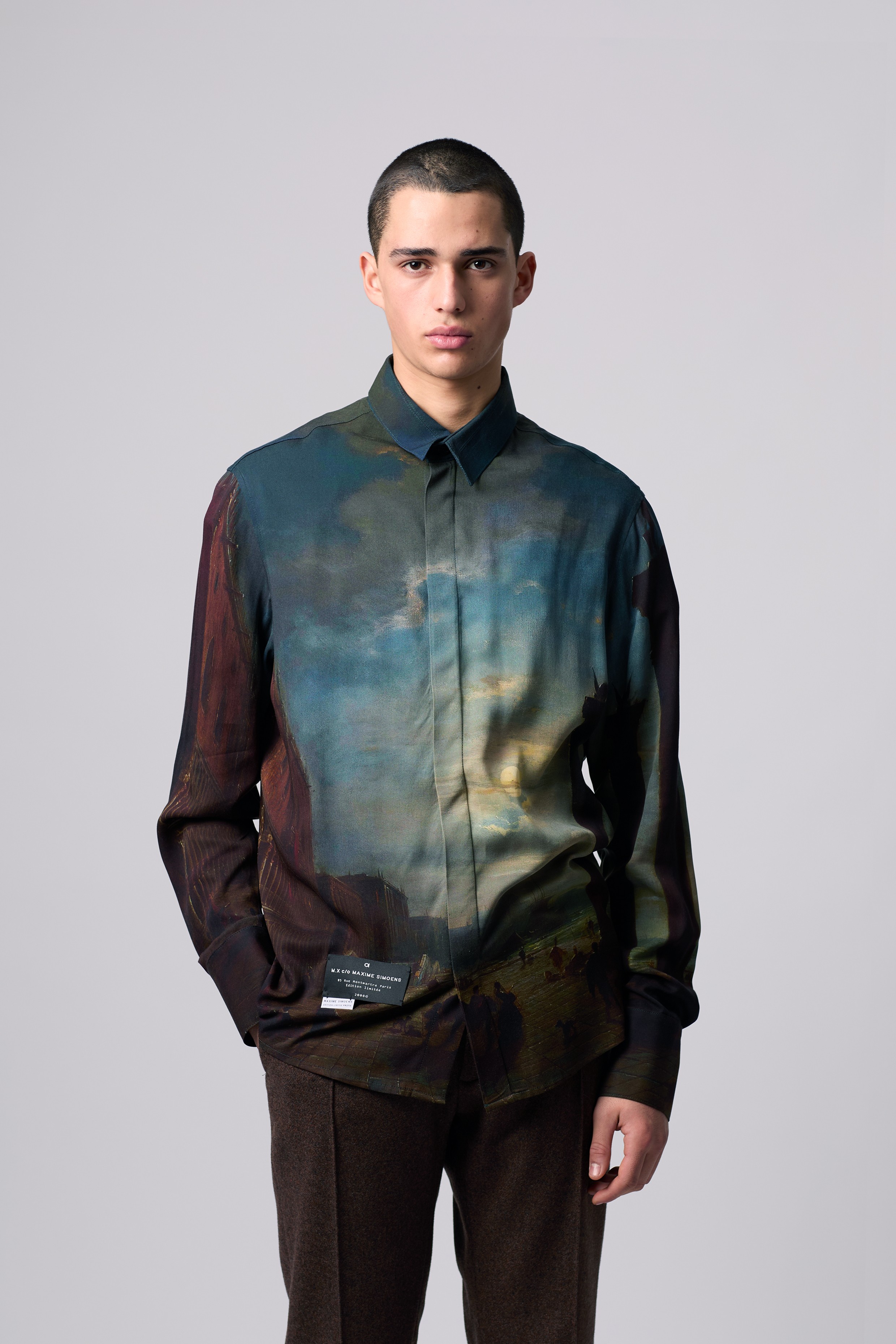 LONG-SLEEVED SHIRT "VENISE" PRINT