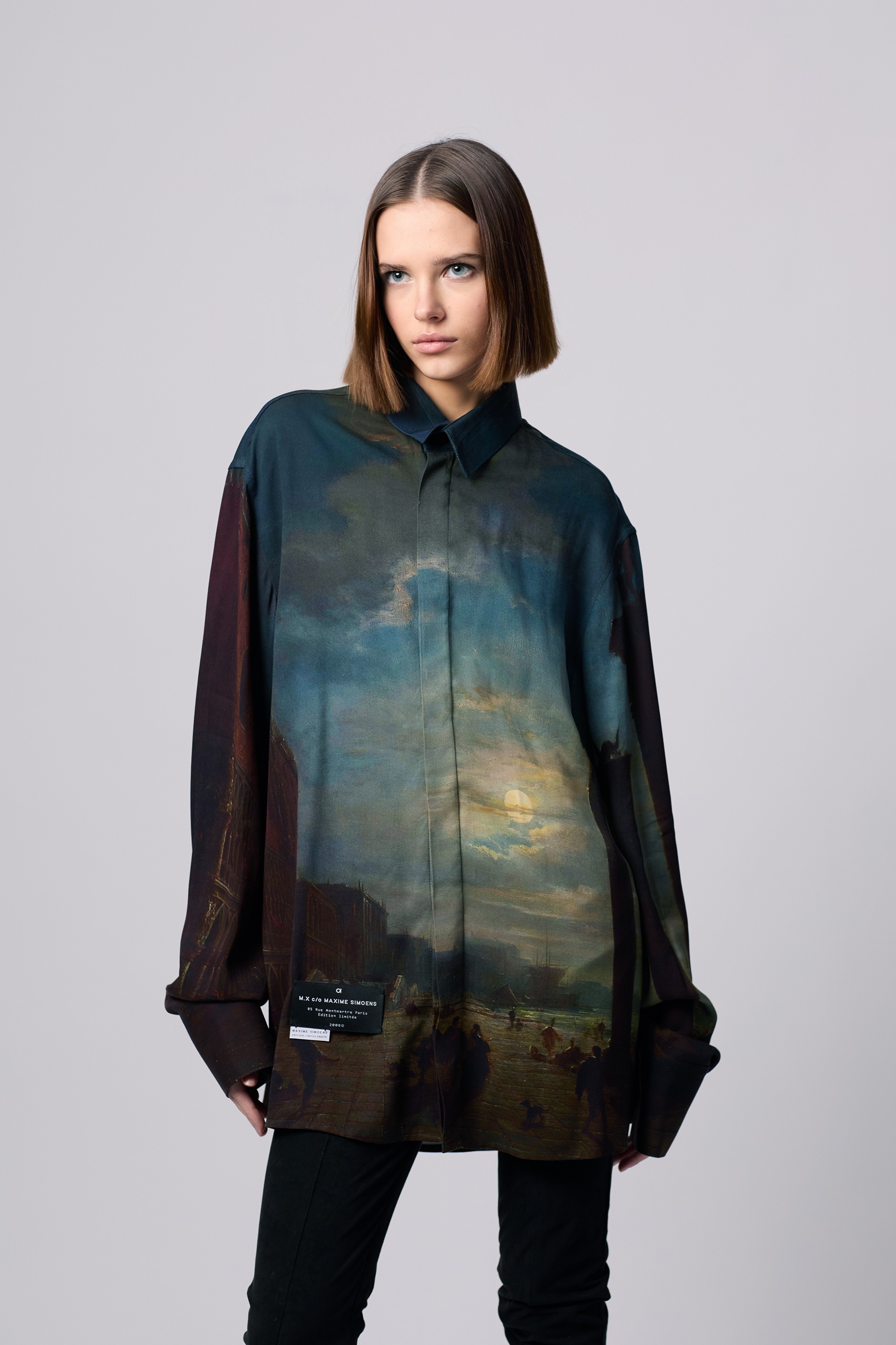 LONG-SLEEVED SHIRT "VENISE" PRINT